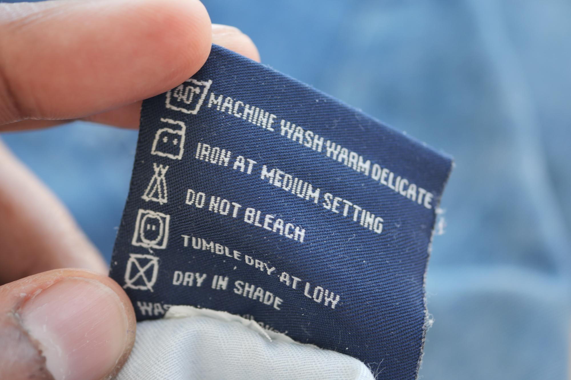 Corporate patch embroidery arranged for quality check